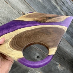 4-Hole Round - Charcuterie Board Handle Template -Tools Wood Shop 4 hole round charcuterie board template 3