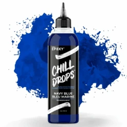 Chill Drops - Transparent 2oz -Tools Wood Shop chill drops navy blue transparent