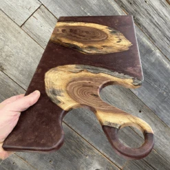 Corner - Charcuterie Board Handle Template -Tools Wood Shop corner charcuter board handle template