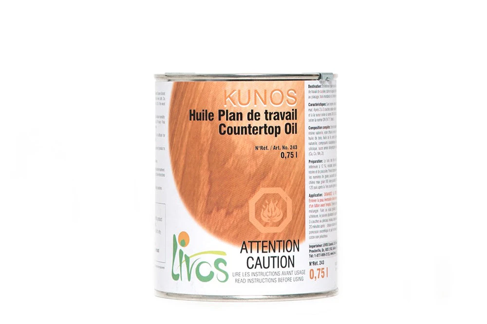 Livos Countertop Oil - KUNOS 243 3 Livos Countertop Oil - KUNOS 243