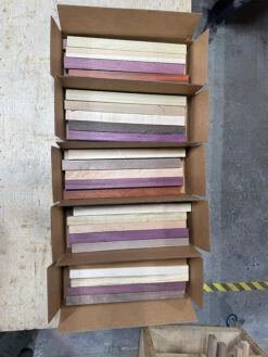 Mixed Turning Squares Project Box (B-Grade) -Tools Wood Shop mixed turning blanks woodturning