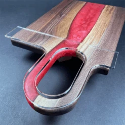 Modern Oval - Charcuterie Board Handle Template -Tools Wood Shop modern oval charcuterie handle template 2