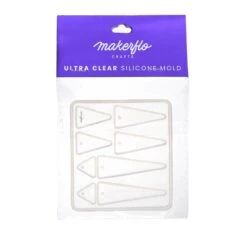 Earring Silicone Mold -Tools Wood Shop resin earring molds triangle clear silicone