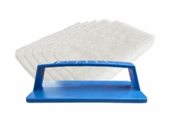 Rubio Hand Held Applicator Set - 1 Handle + 5 Pads