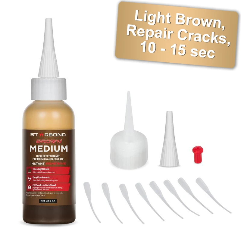 Starbond Brown Medium CA Glue 3 Starbond Brown Medium CA Glue