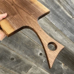 Swoosh - Charcuterie Board Handle Template -Tools Wood Shop swoosh charcuterie board handle template 3